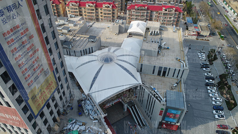 新泰卓越·財(cái)富廣場(chǎng)膜結(jié)構(gòu)