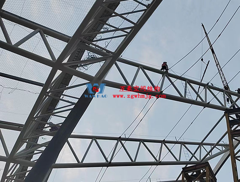 襄陽奧體中心膜結構工程開始施工 襄陽奧體中心膜結構工程開始施工