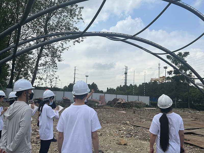 萬(wàn)豪空間結(jié)構(gòu)員工到寧波諾丁漢大學(xué)室外運(yùn)動(dòng)膜結(jié)構(gòu)項(xiàng)目學(xué)習(xí)交流 萬(wàn)豪空間結(jié)構(gòu)員工到寧波諾丁漢大學(xué)室外運(yùn)動(dòng)膜結(jié)構(gòu)項(xiàng)目學(xué)習(xí)交流