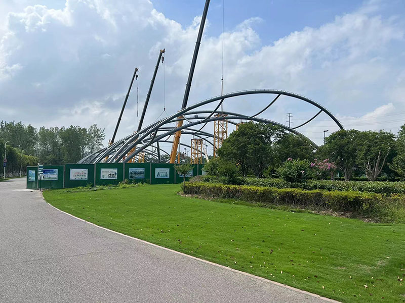 萬(wàn)豪空間結(jié)構(gòu)員工到寧波諾丁漢大學(xué)室外運(yùn)動(dòng)膜結(jié)構(gòu)項(xiàng)目學(xué)習(xí)交流 萬(wàn)豪空間結(jié)構(gòu)員工到寧波諾丁漢大學(xué)室外運(yùn)動(dòng)膜結(jié)構(gòu)項(xiàng)目學(xué)習(xí)交流