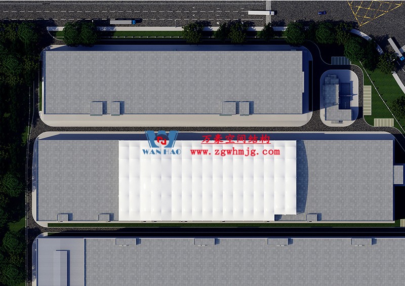 浙江真愛(ài)毯業(yè)科技有限公司廠房三屋面膜結(jié)構(gòu)工程開(kāi)始施工 浙江真愛(ài)毯業(yè)科技有限公司廠房三屋面膜結(jié)構(gòu)工程開(kāi)始施工