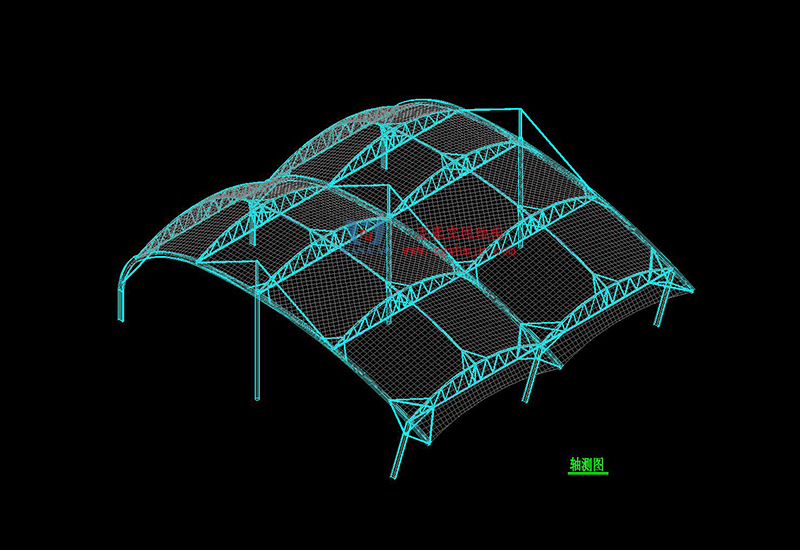 萬豪2023第6標(biāo)-溫州惠民路西側(cè)綠地球場鋼膜結(jié)構(gòu)工程