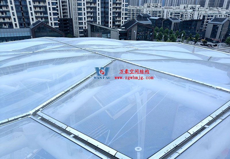 驚艷的藝術(shù)品|合肥文一塘溪津門(mén)天幕鋼結(jié)構(gòu)及ETFE氣枕膜工程 驚艷的藝術(shù)品|合肥文一塘溪津門(mén)天幕鋼結(jié)構(gòu)及ETFE氣枕膜工程