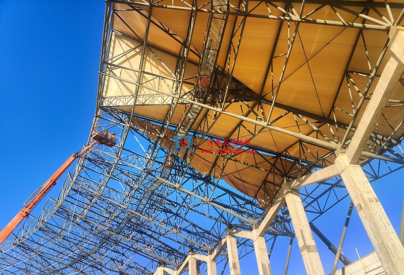 張掖奧體中心建設項目（EPC）總承包體育場PTFE膜結構專業(yè)分包工程