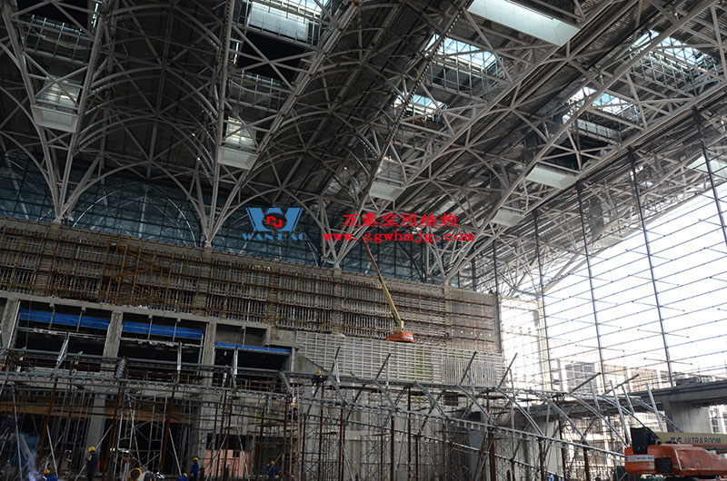 紅島國際會議中心異型鋼結(jié)構(gòu)項目