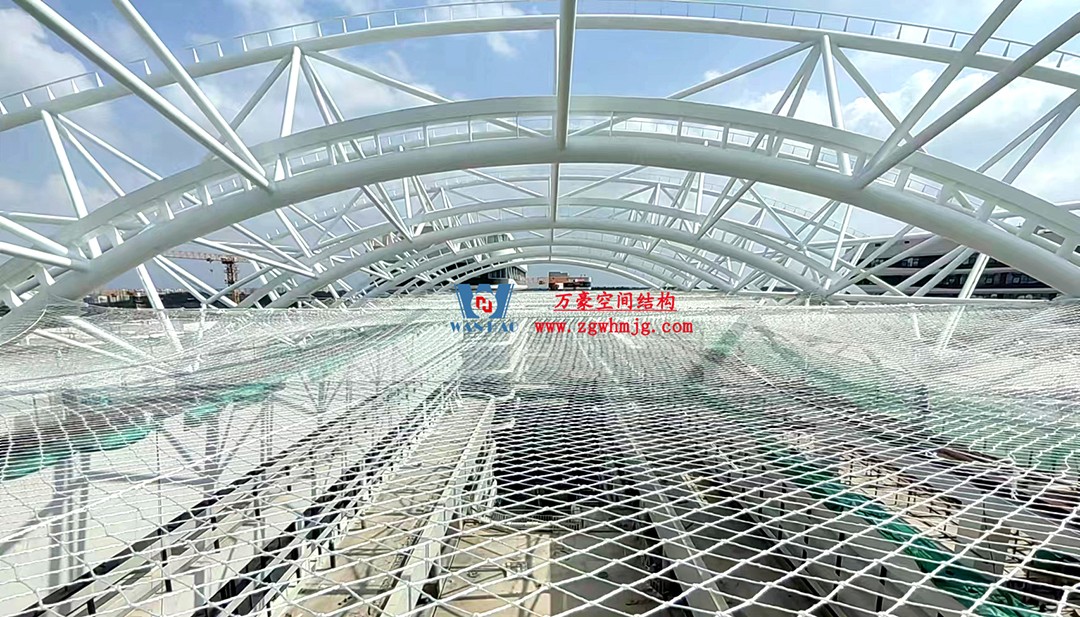 工程進(jìn)度全速推進(jìn)，PTFE膜材張拉在即！