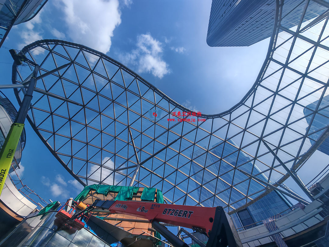 紹興華發(fā)金融活力城ETFE膜結構