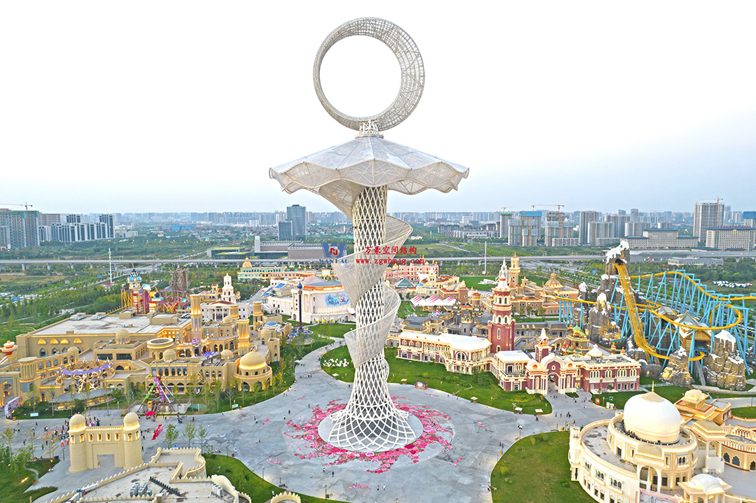 ETFE膜結(jié)構(gòu)地標塔—以愛之名，點亮絲路歡樂世界