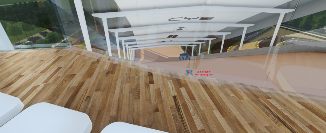 馭風(fēng)逐沙，織就賽道美學(xué)——比亞迪紹興嵊州賽車場(chǎng)干拔沙坡觀景平臺(tái)鋼膜結(jié)構(gòu)