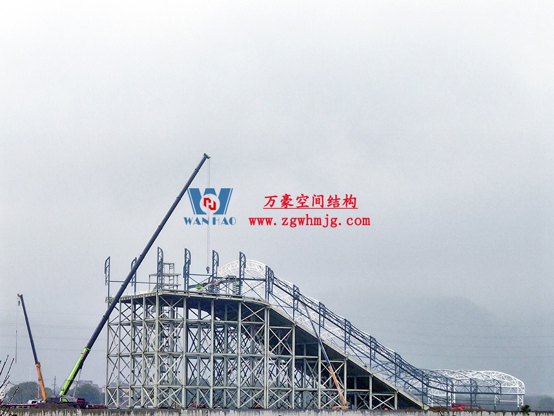 比亞迪紹興嵊州賽車場干拔沙坡觀景平臺鋼膜結(jié)構(gòu)