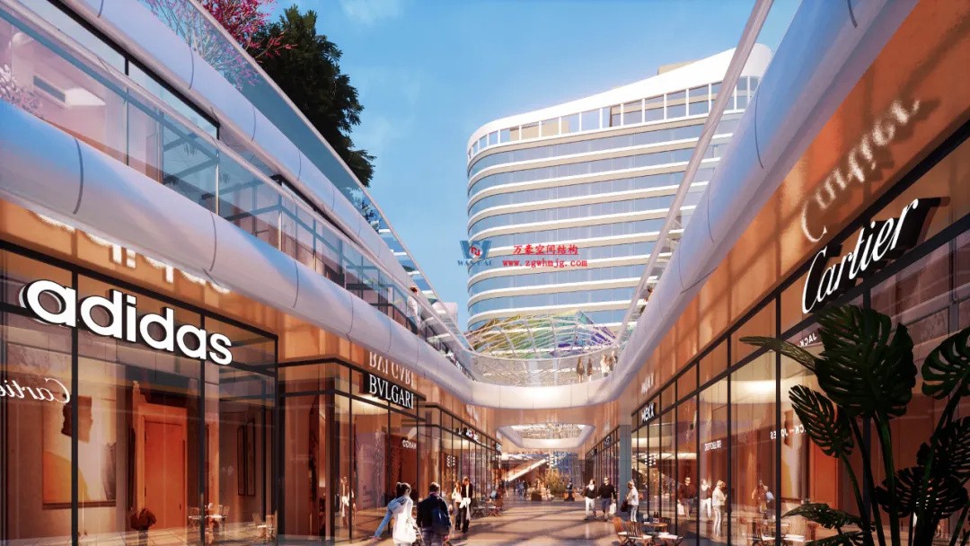 廣州茂名總匯天街商業(yè)街ETFE膜結(jié)構(gòu)工程