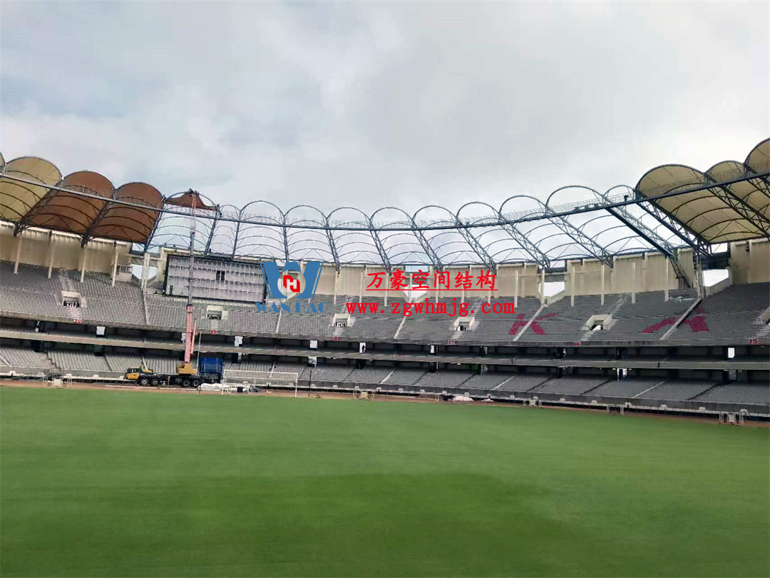 非洲杯肯尼亞體育場(chǎng)PTFE鋼膜結(jié)構(gòu)屋面項(xiàng)目