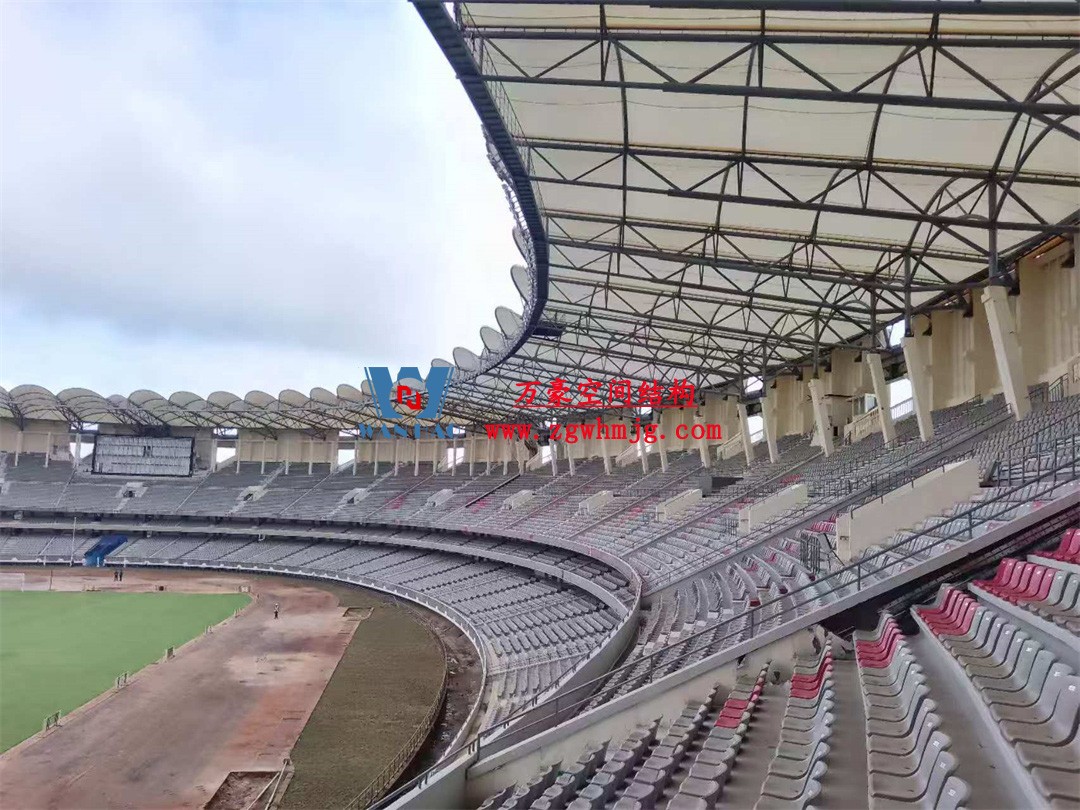 非洲杯肯尼亞體育場(chǎng)PTFE鋼膜結(jié)構(gòu)屋面項(xiàng)目