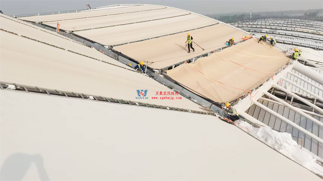 千帆競發(fā)勢如虹｜中原國際會展中心膜結(jié)構(gòu)天幕攻堅實錄，擎起中原會展新地標！