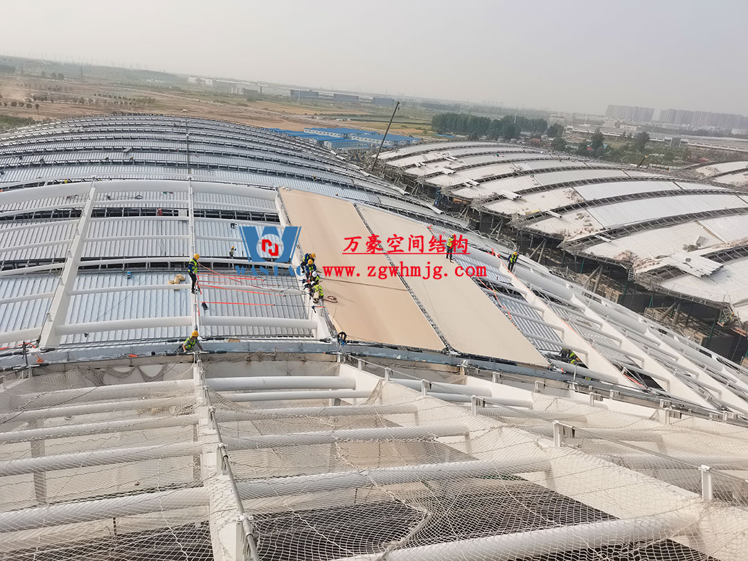 鄭州中原高鐵港數(shù)字展貿(mào)城ETFE PTFE膜結(jié)構(gòu)項目 鄭州中原高鐵港數(shù)字展貿(mào)城ETFE PTFE膜結(jié)構(gòu)項目