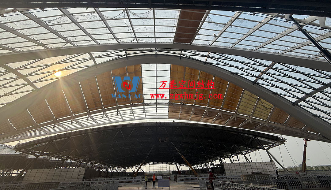 鄭州中原高鐵港數(shù)字展貿(mào)城ETFE PTFE膜結(jié)構(gòu)項目 鄭州中原高鐵港數(shù)字展貿(mào)城ETFE PTFE膜結(jié)構(gòu)項目