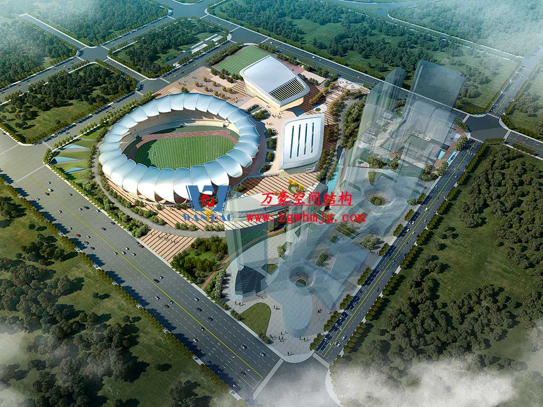 瑞麗國(guó)際文體中心建設(shè)項(xiàng)目體育場(chǎng)鋼結(jié)構(gòu)工程