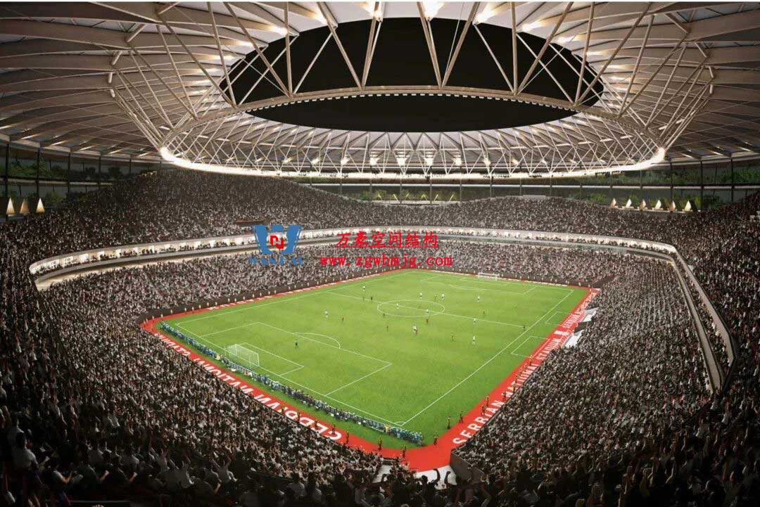 塞爾維亞國(guó)家足球場(chǎng)PTFE膜結(jié)構(gòu)項(xiàng)目
