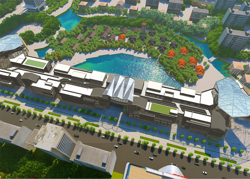 文一塘溪津門天幕鋼結(jié)構(gòu)及ETFE膜結(jié)構(gòu)氣枕膜項目