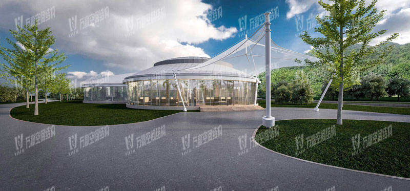 東錢湖宴會廳ETFE氣枕膜結構項目