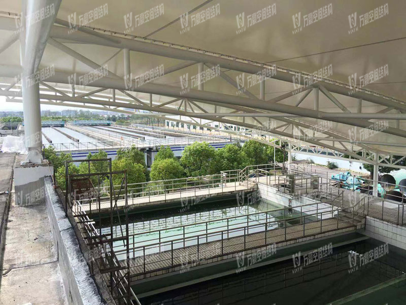 慈溪自來(lái)水廠污水池膜結(jié)構(gòu)