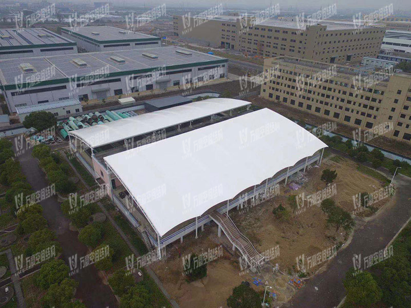 慈溪自來(lái)水廠污水池膜結(jié)構(gòu)